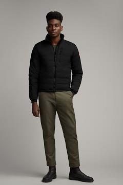 Chamarras Canada Goose Hombre Outlet - Lodge Chaqueta De Plumas Negros ZJ6341875